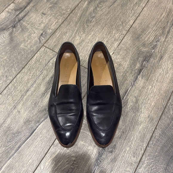 • Everlane • Women’s The Modern Loafer Leather Almond Toe Black 8.5 - Picture 3 of 6
